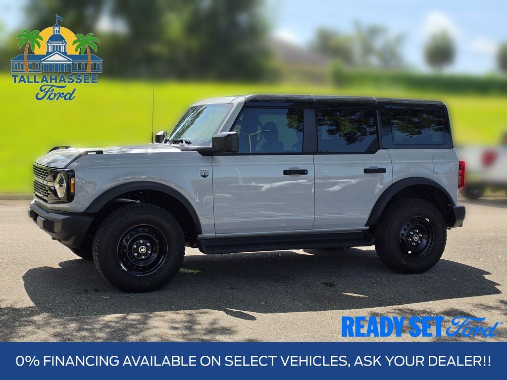 2026 Ford Bronco Big Bend in Avalanche Gray — front three-quarter view