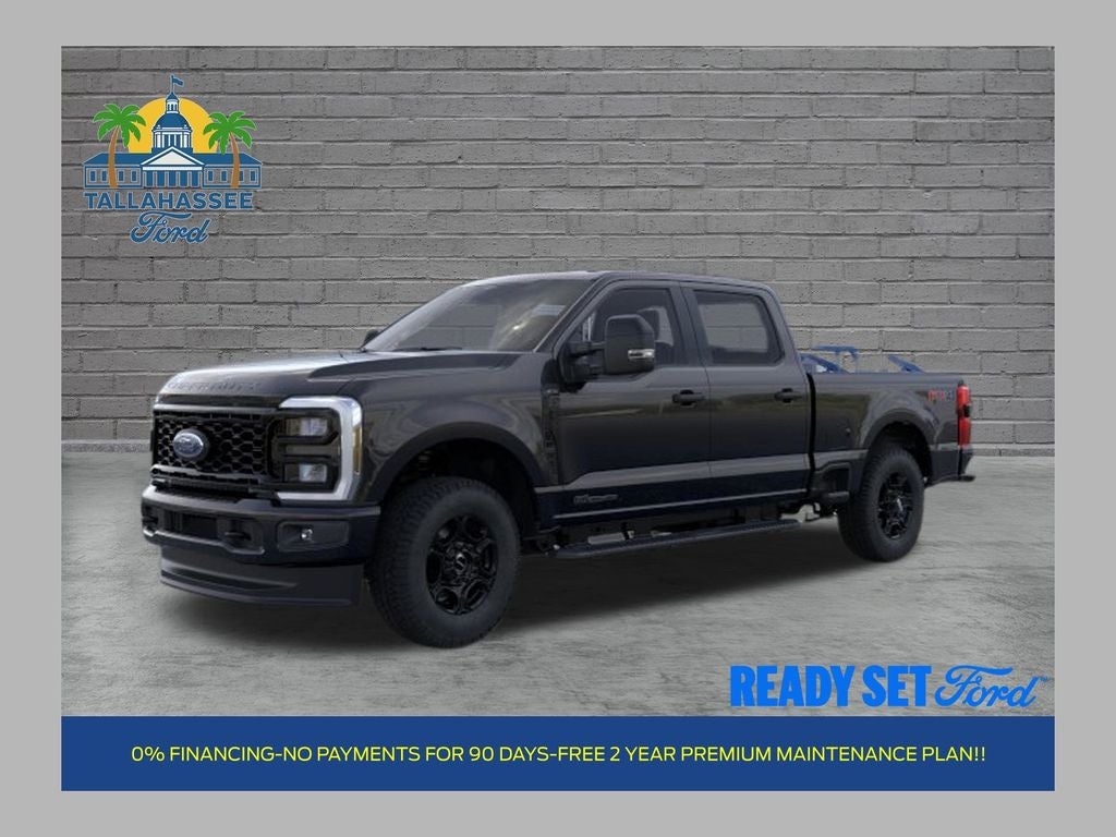 2026 Ford F-250SD XL in Agate Black Metallic — front three-quarter view