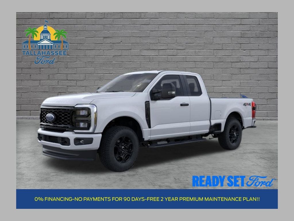 2026 Ford F-250SD XL in Oxford White — front three-quarter view