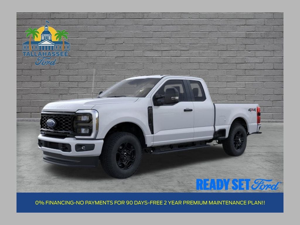 2026 Ford F-250SD XL in Oxford White — front three-quarter view