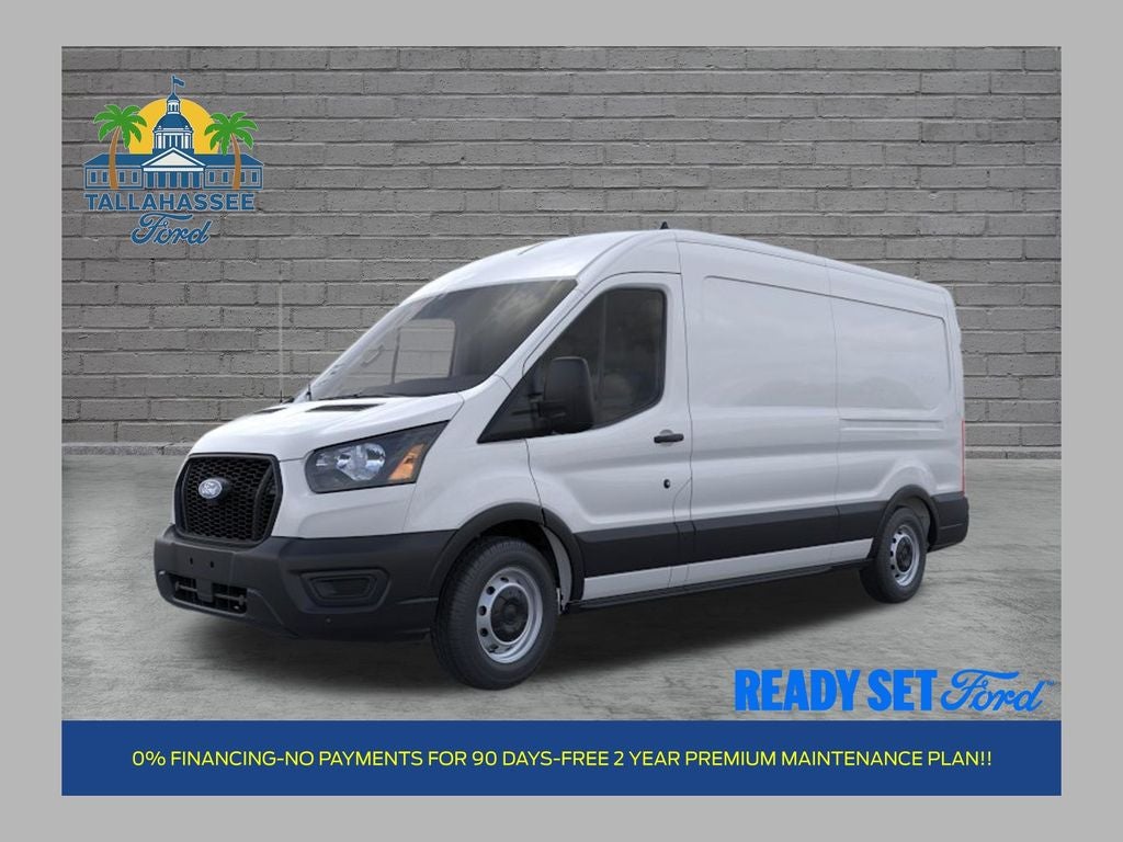 2026 Ford Transit-250 Base in Oxford White — front three-quarter view