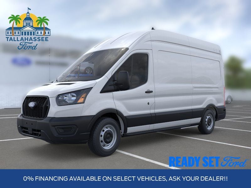 2026 Ford Transit-250 Base in Oxford White — front three-quarter view
