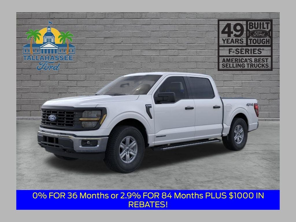 2026 Ford F-150 XL in Oxford White — front three-quarter view
