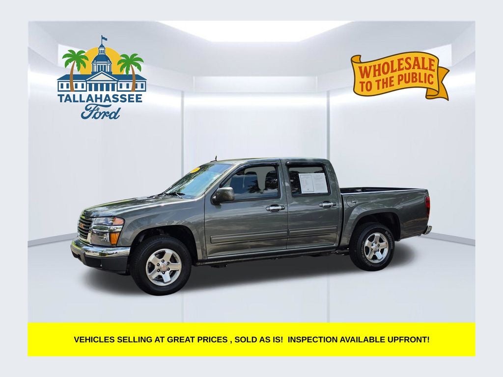 2011 GMC Canyon SLE1 in Steel Green Metallic — front three-quarter view