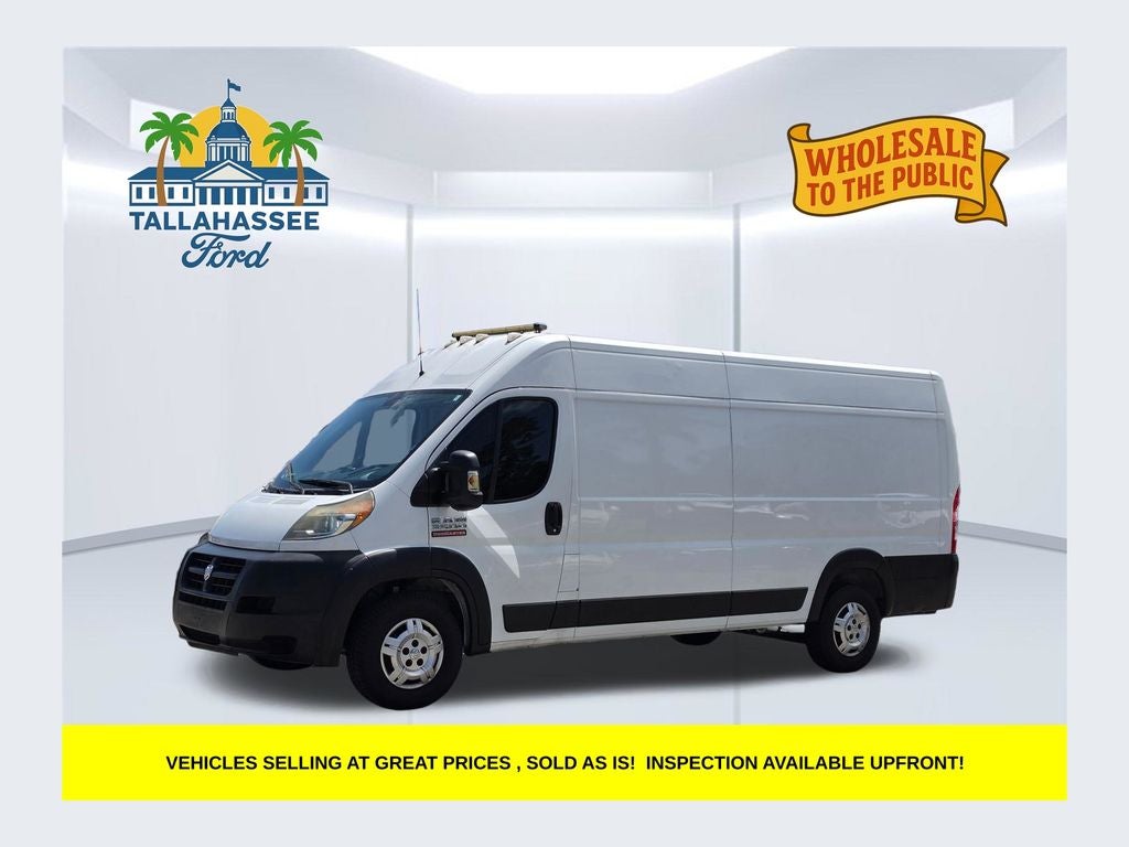 2014 RAM ProMaster 3500 High Roof in Bright White Clearcoat — front three-quarter view