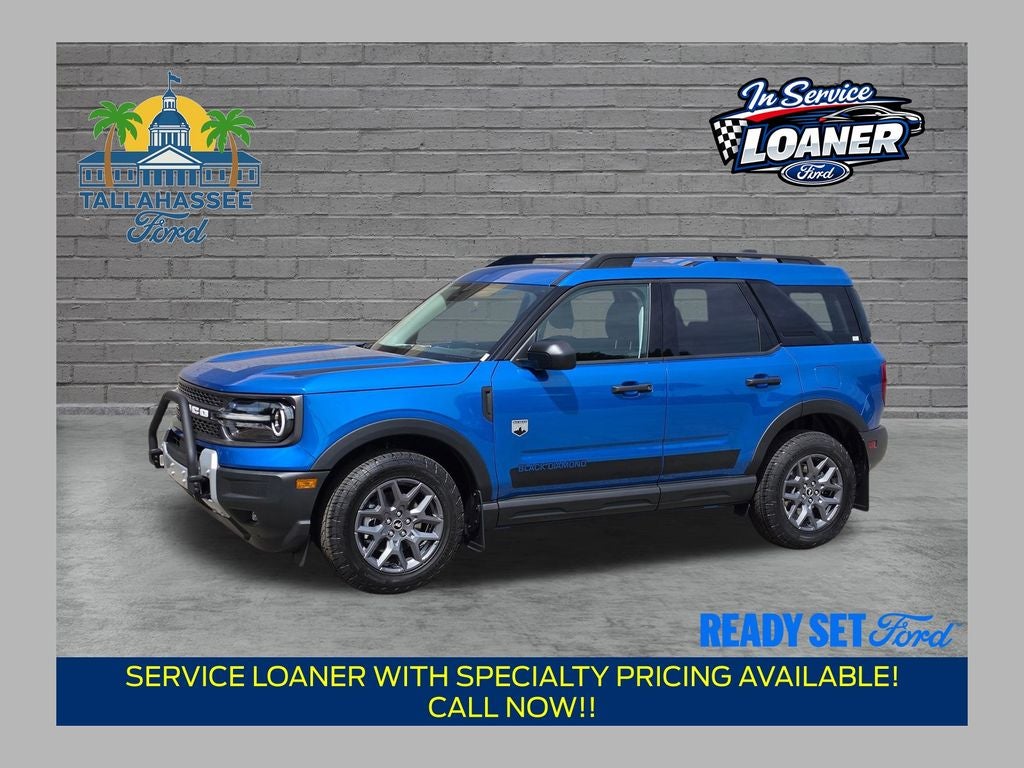 2026 Ford Bronco Sport Big Bend in Velocity Blue Metallic — front three-quarter view