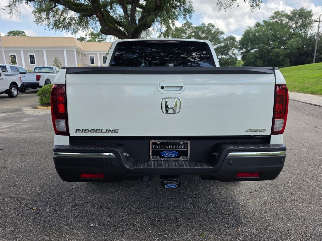 2017 Honda Ridgeline — rear three-quarter view
