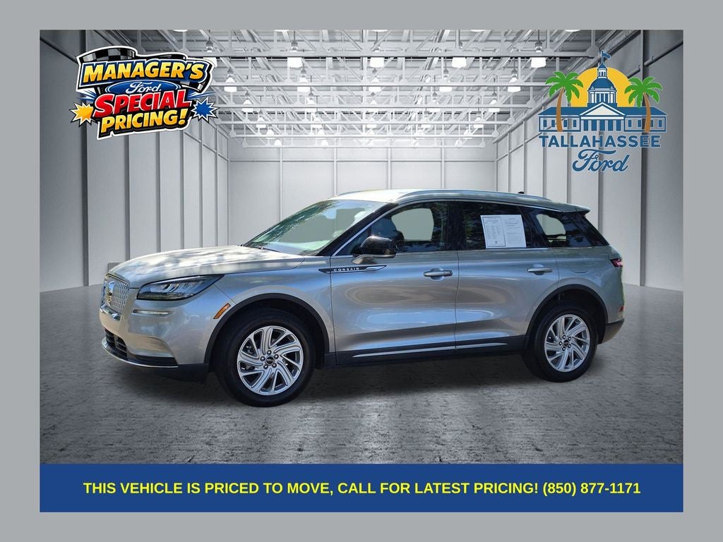 2021 Lincoln Corsair Standard in Radiance — front three-quarter view