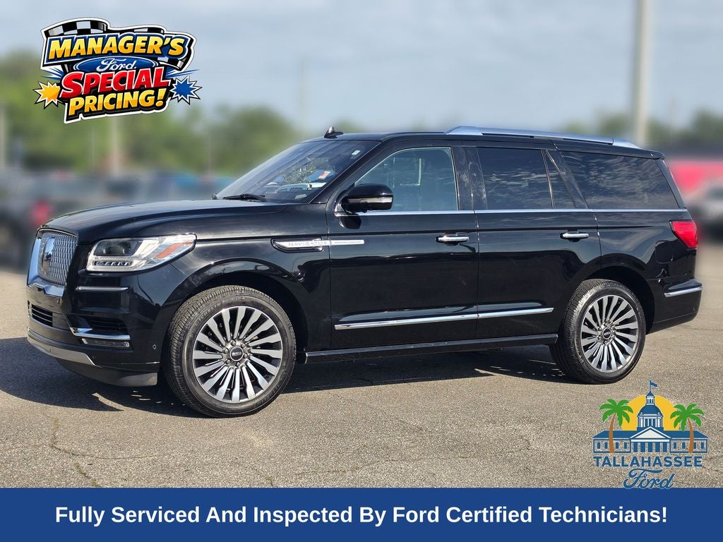 2018 Lincoln Navigator Reserve in Velvet — front three-quarter view