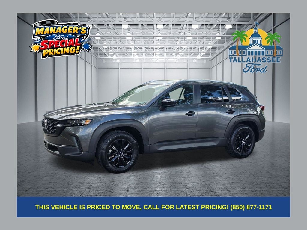 2024 Mazda Mazda CX-50 2.5 S Select Package in Machine Gray Metallic — front three-quarter view