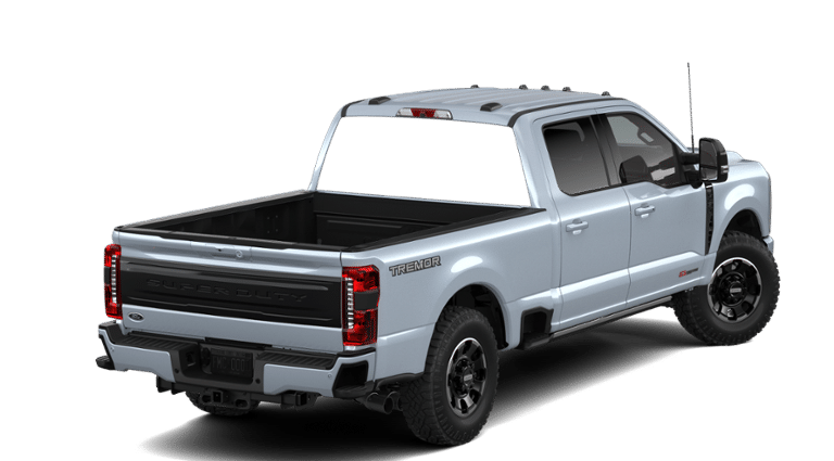2026 Ford Super Duty — rear three-quarter view