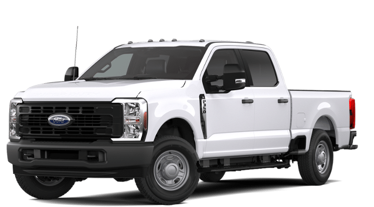 2026 Ford Super Duty F-350 XL in Oxford White — front three-quarter view