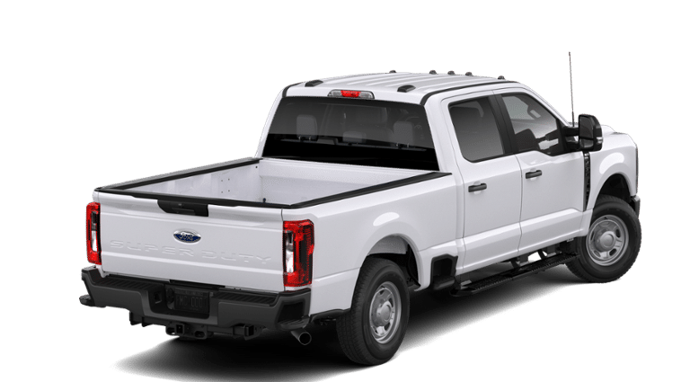 2026 Ford Super Duty — rear three-quarter view