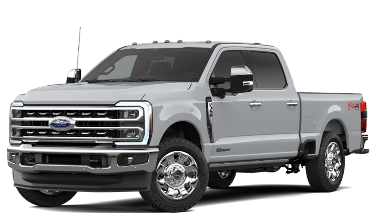 2026 Ford Super Duty F-350 Lariat in Avalanche — front three-quarter view
