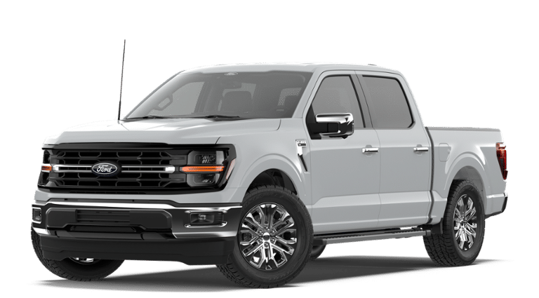 2026 Ford F-150 XLT in Avalanche — front three-quarter view