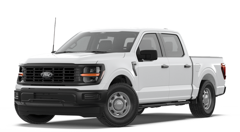 2026 Ford F-150 XL in Oxford White — front three-quarter view
